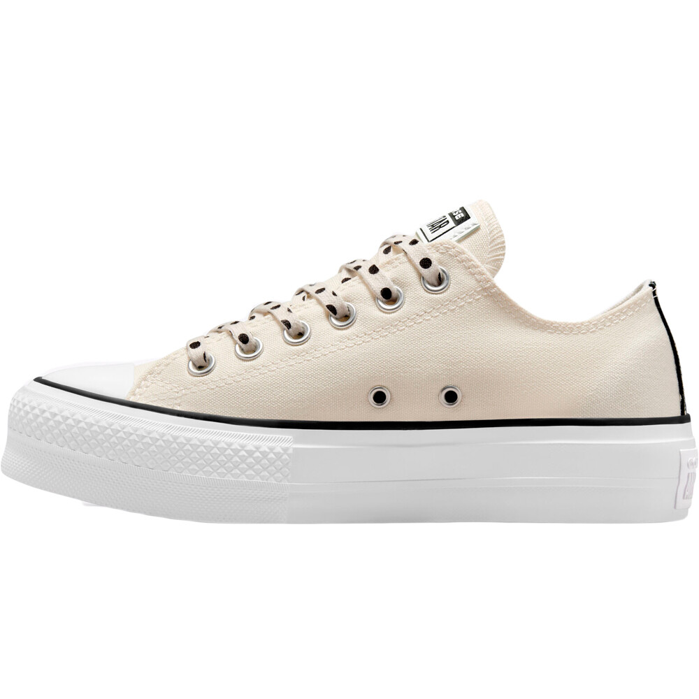 Converse zapatilla moda mujer CHUCK TAYLOR ALL STAR LIFT POLKA DOT puntera