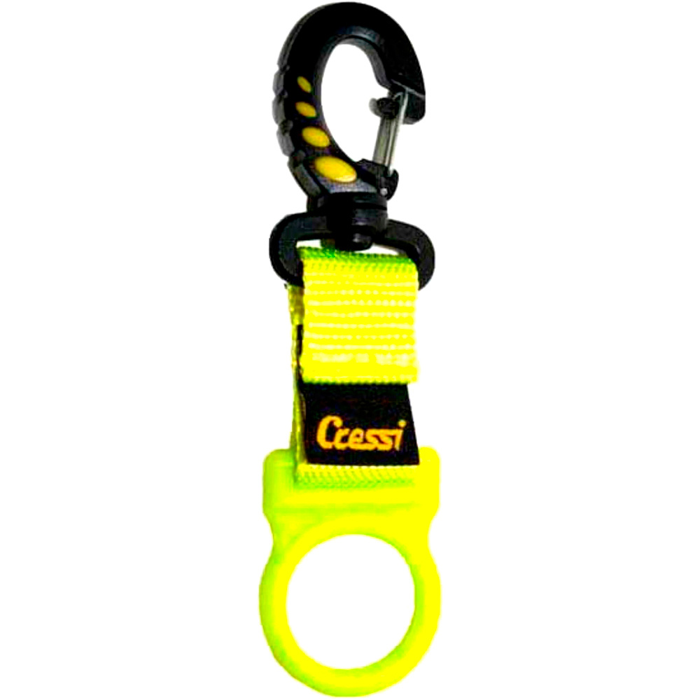 Cressi Sub porta octopus silicona con mosqueton