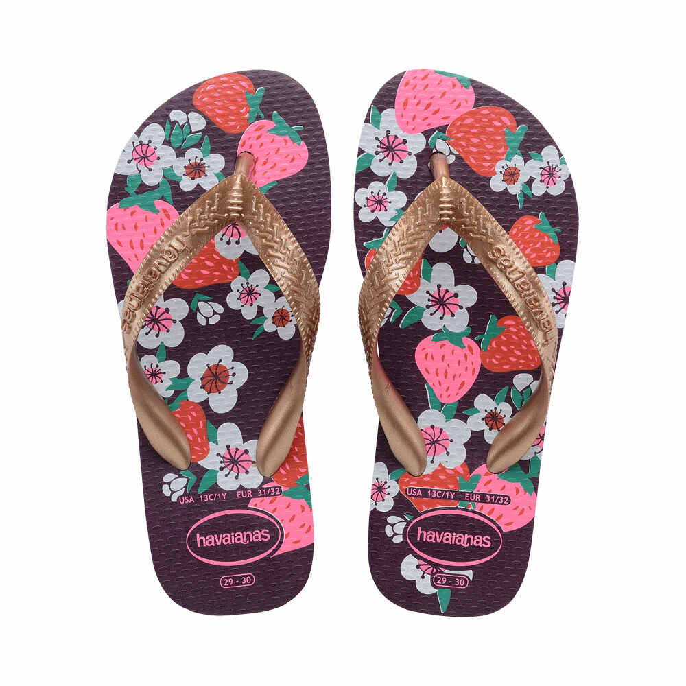 Havaianas chanclas niño HAV. KIDS FLORES lateral exterior