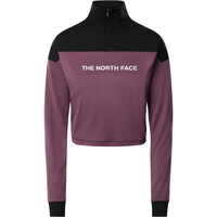 The North Face camiseta montaña manga larga mujer W MA 1/4 ZIP LS vista frontal