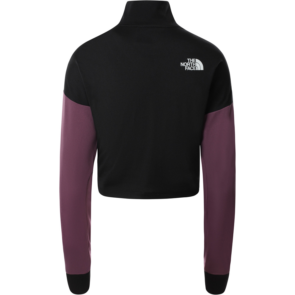 The North Face camiseta montaña manga larga mujer W MA 1/4 ZIP LS vista trasera