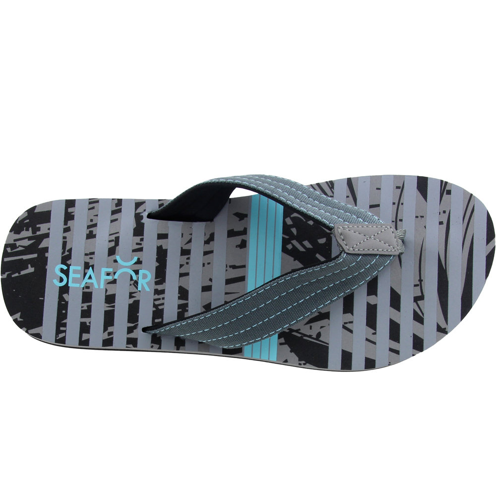 Seafor chanclas hombre STRIPES vista superior