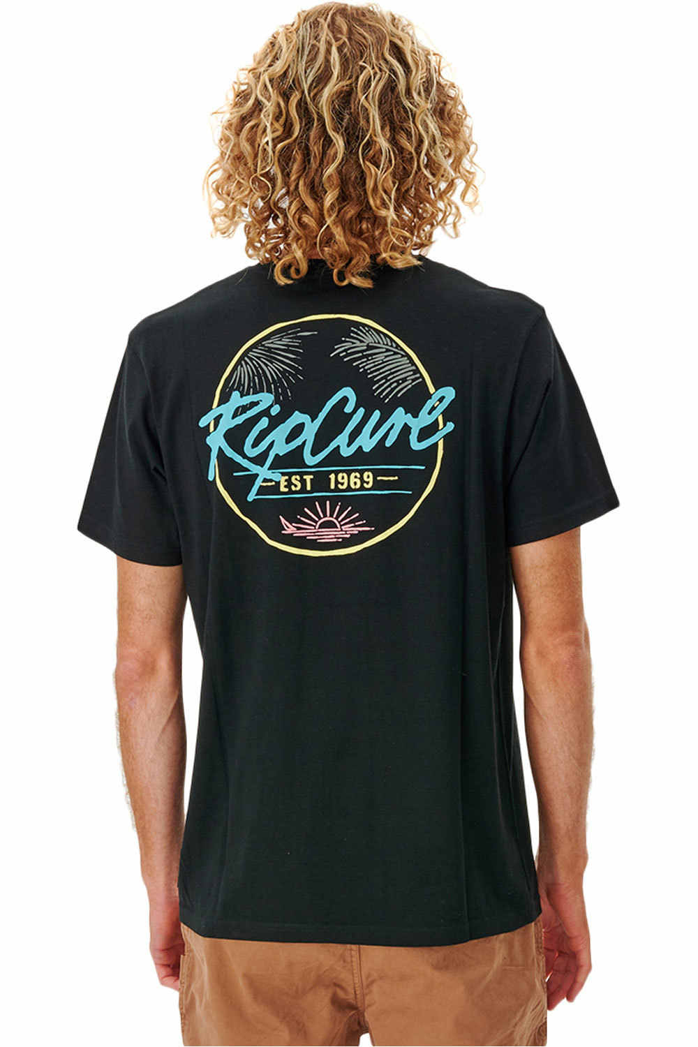 Rip Curl camiseta manga corta hombre PLAYA VIBRATIONS TEE vista trasera