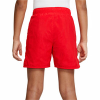 Nike bermuda niño B NSW WOVEN HBR SHORT vista trasera