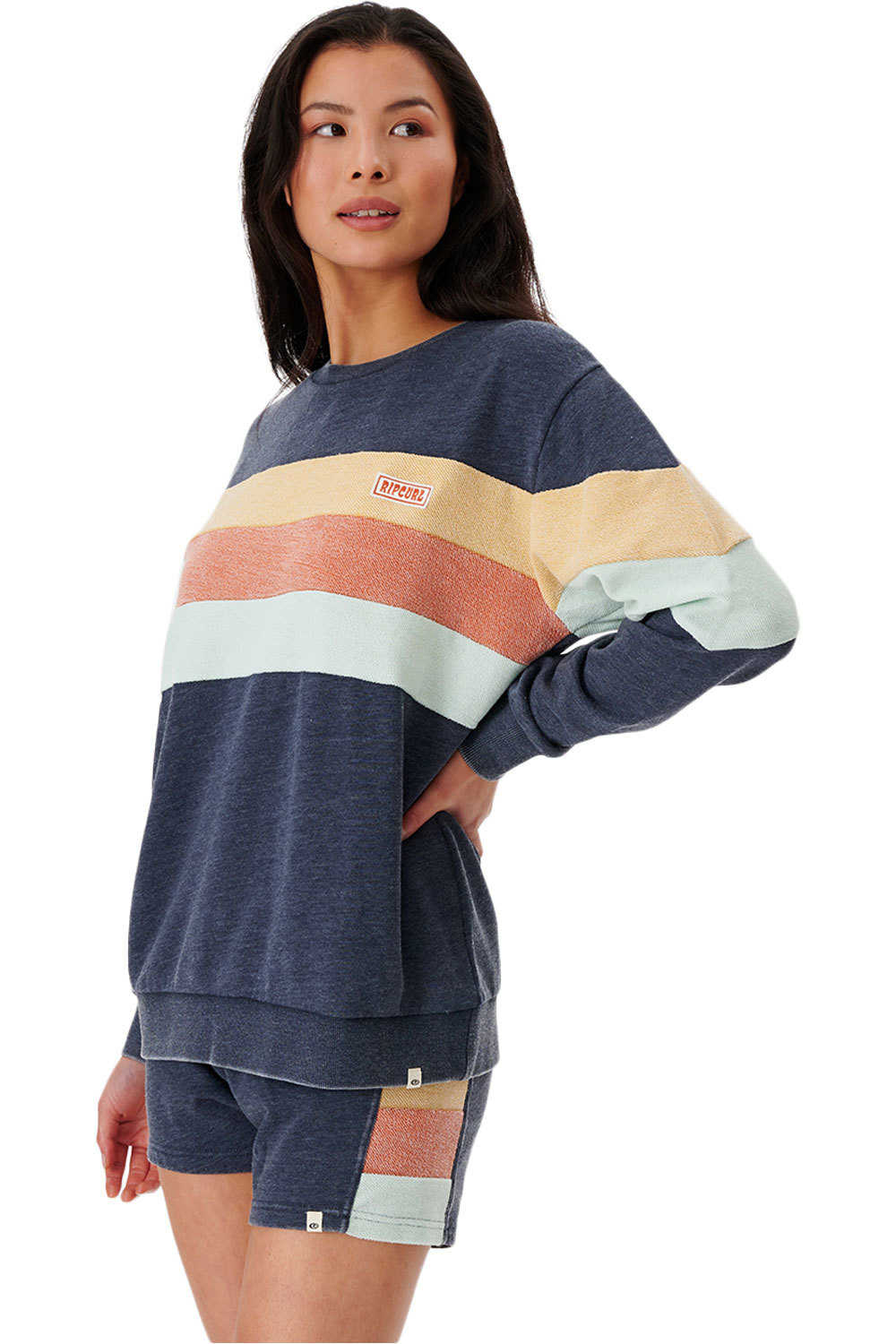 Rip Curl sudadera mujer HEAT WAVE CREW vista detalle