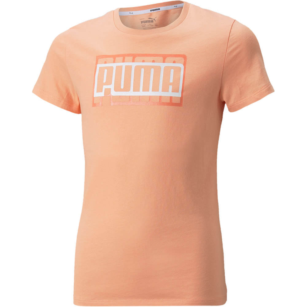 Puma camiseta manga corta niña ALPHA TEE G vista frontal