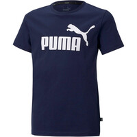 Puma camiseta manga corta niño ESS LOGO TEE B vista frontal