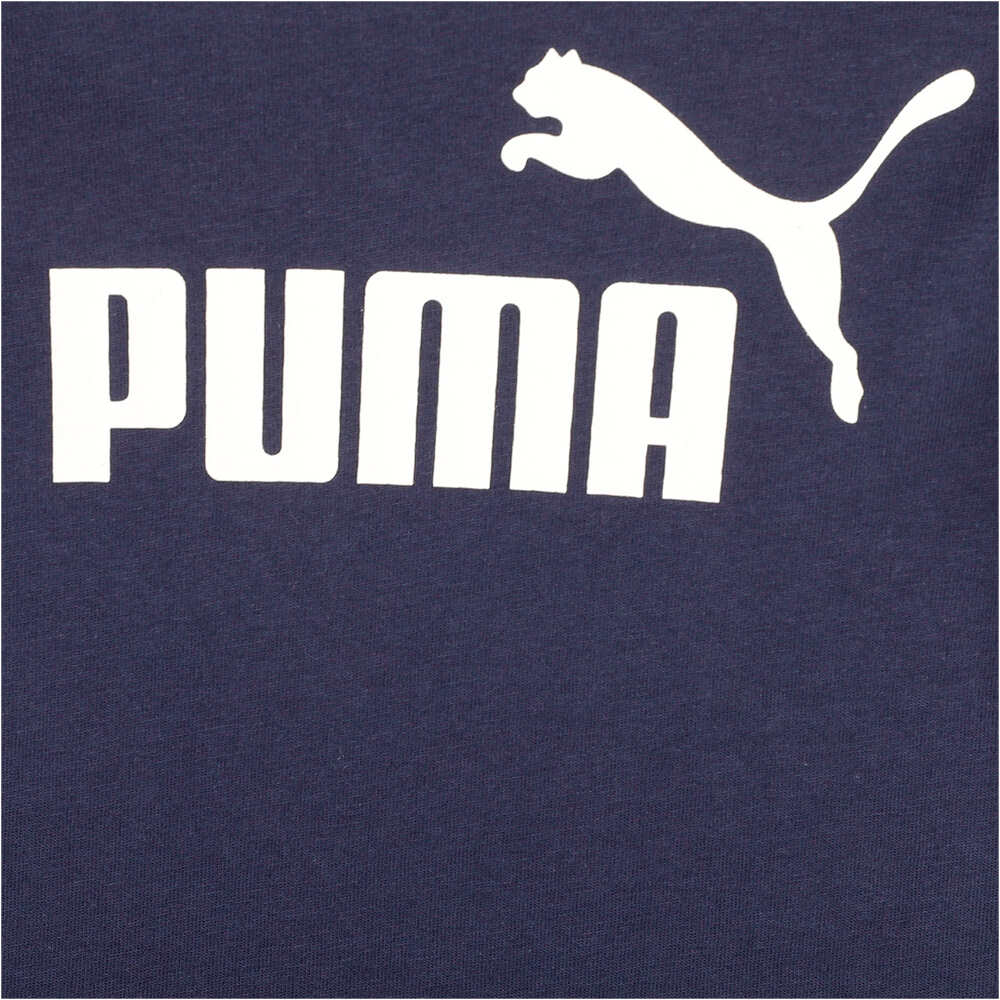 Puma camiseta manga corta niño ESS LOGO TEE B vista detalle