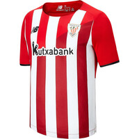 New Balance camiseta de fútbol oficiales niño ATHL.BILBAO 22 CAMISETA REPLICA MC 1 JR vista frontal