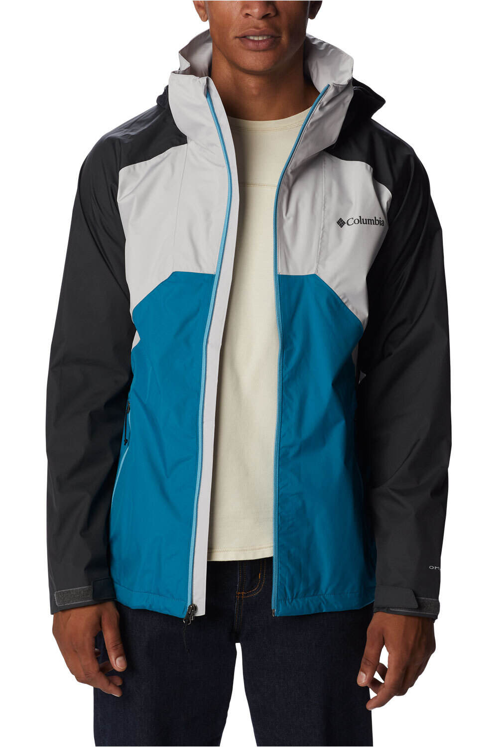 Columbia chaqueta impermeable hombre Rain Scape Jacket vista frontal