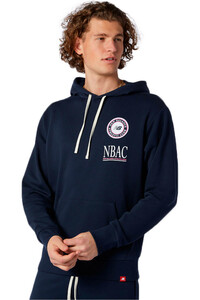 New Balance sudadera hombre NB Essentials Athletic Club Hoodie vista frontal