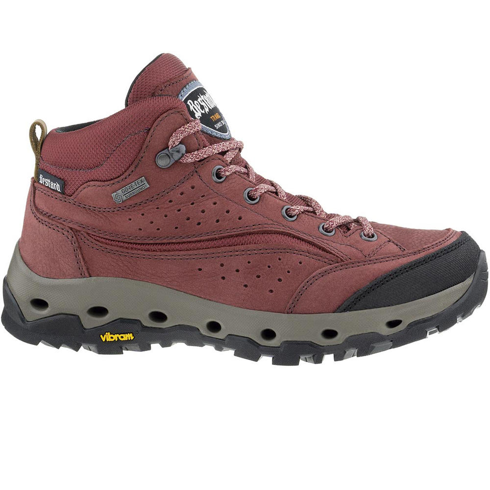 Paris bota trekking mujer Granate (39)