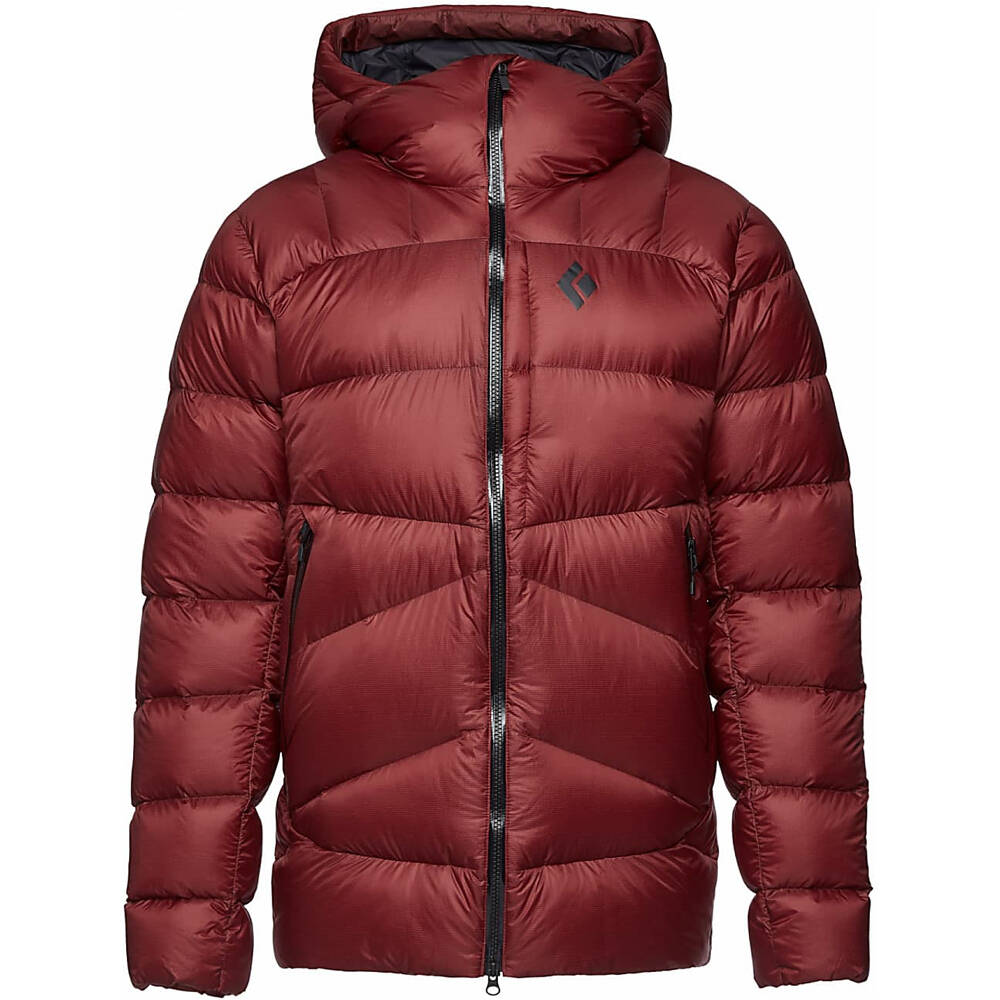 Vision down chaqueta outdoor hombre Granate (XL)