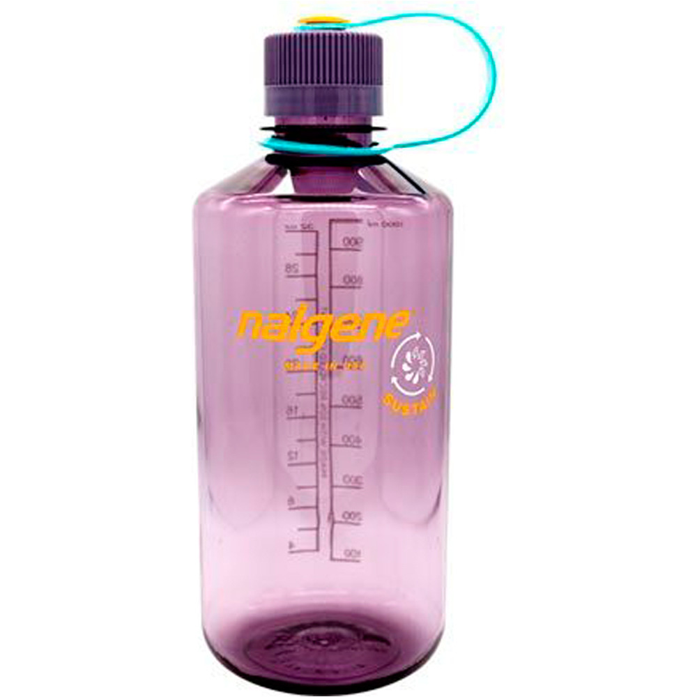 Bidon boca estrecha sustain 1l cantimplora Granate (UNICA)