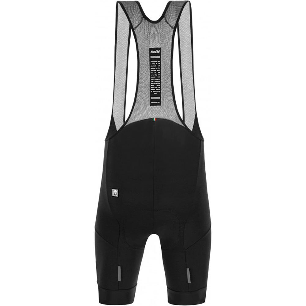 Santini culotte corto hombre KARMA DELTA - BIB SHORTS vista trasera