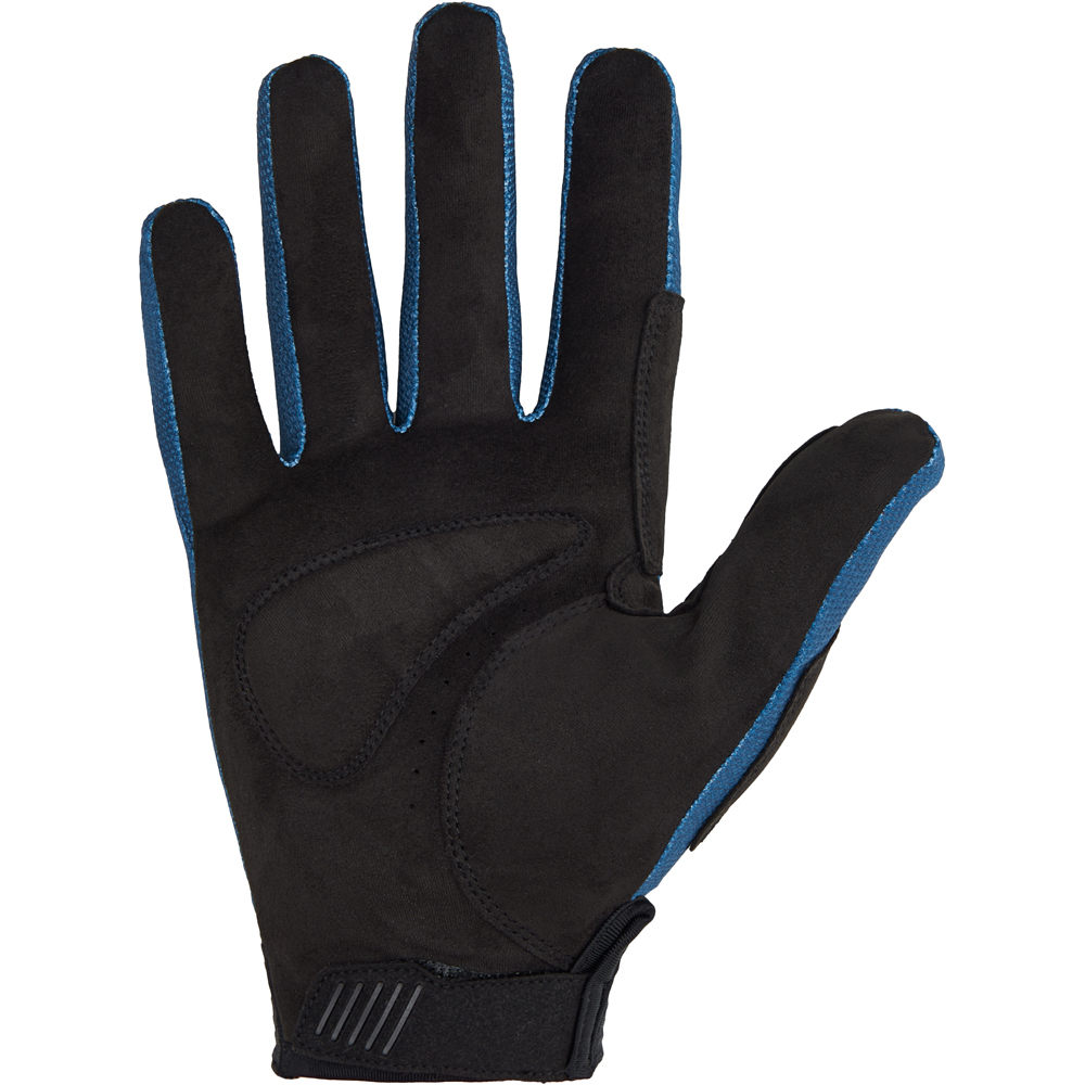 Spiuk guantes cortos ciclismo GUANTE LARGO HELIOS UNISEX AZUL vista trasera