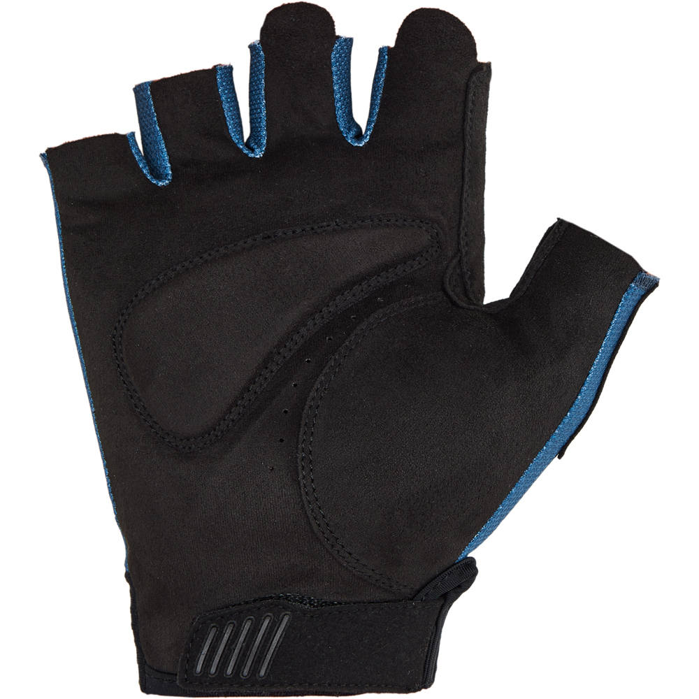 Spiuk guantes cortos ciclismo GUANTE CORTO HELIOS UNISEX AZUL vista trasera