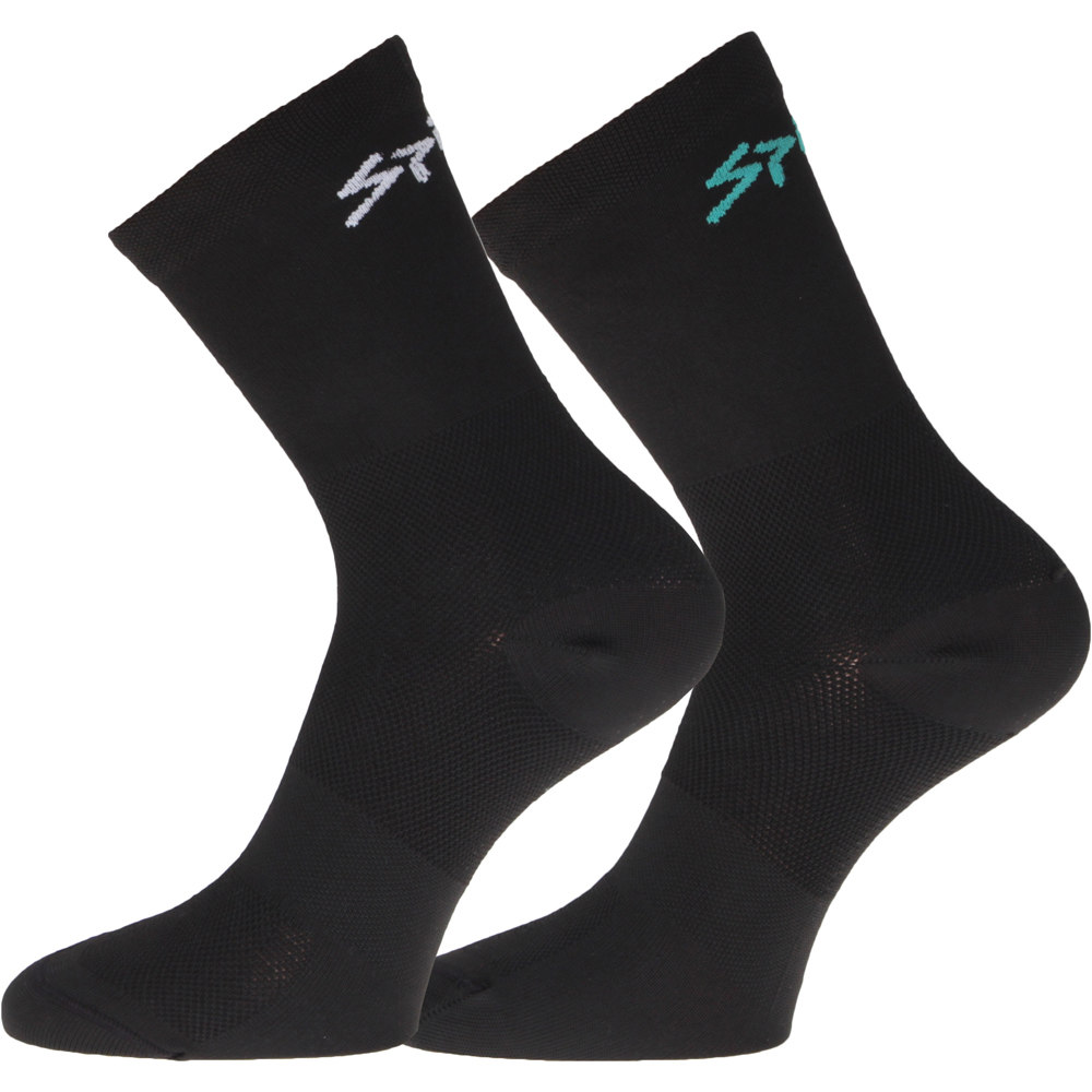 Spiuk calcetines ciclismo CALCETIN PACK 2 UDS.ANATOMIC MED LARG FS vista frontal