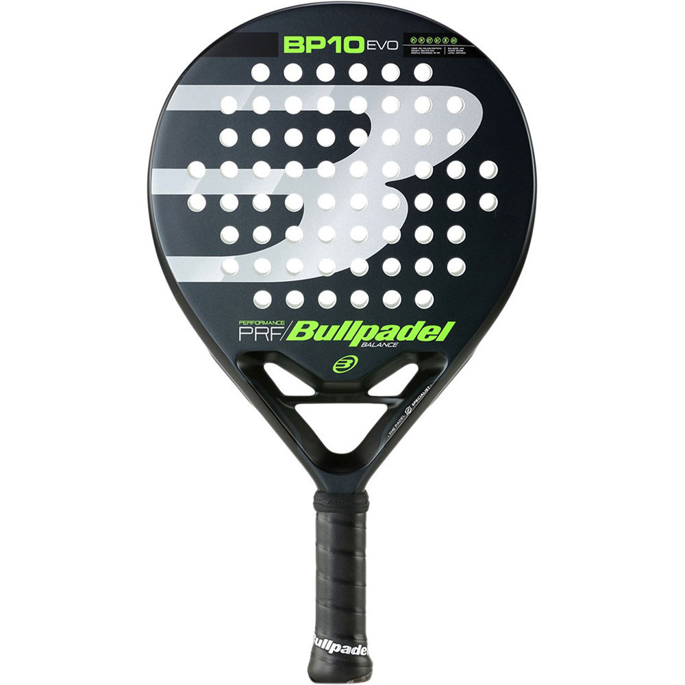 Bullpadel pala pádel adulto BP10 EVO vista frontal