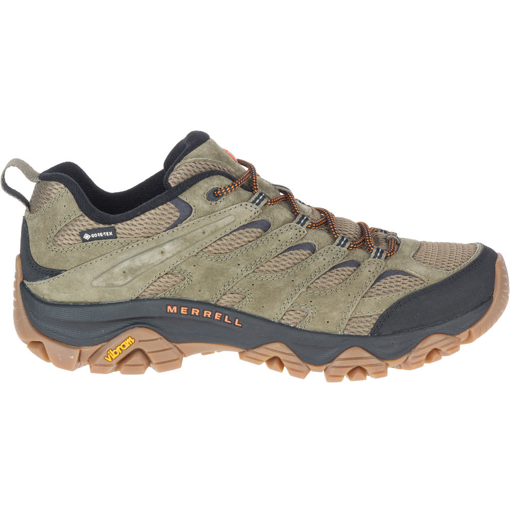 Moab 3 gore-tex zapatilla trekking hombre Verde (41)