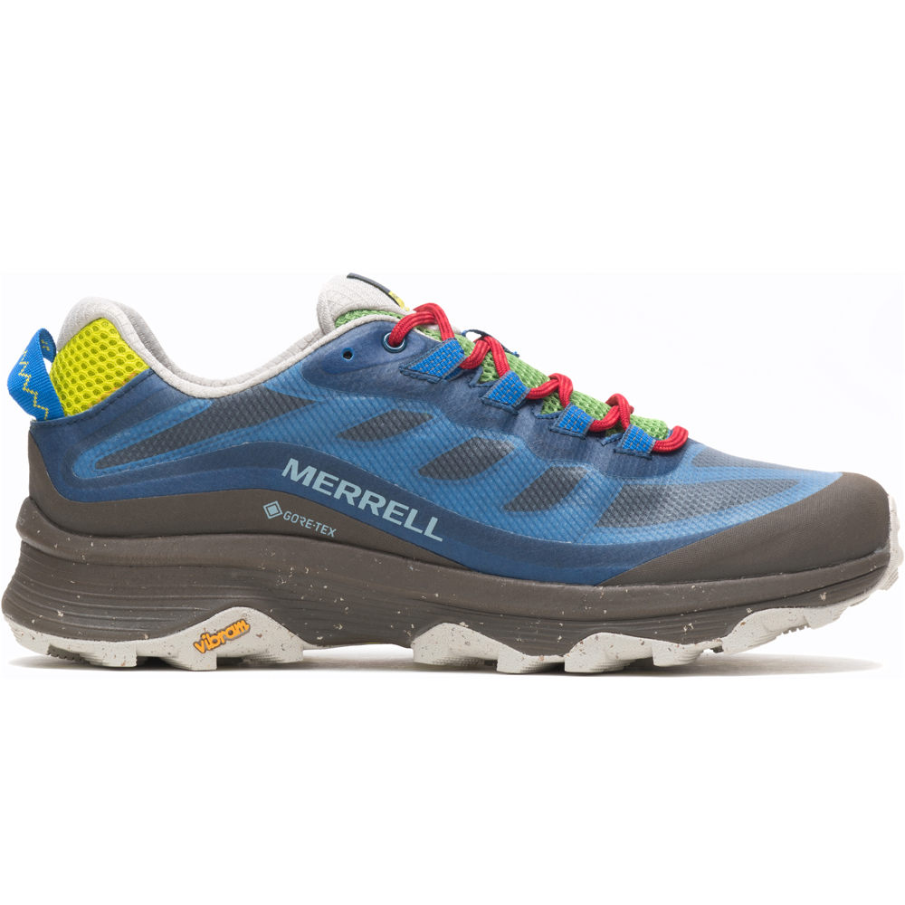 Merrell zapatilla trekking hombre MOAB SPEED GORE TEX lateral exterior