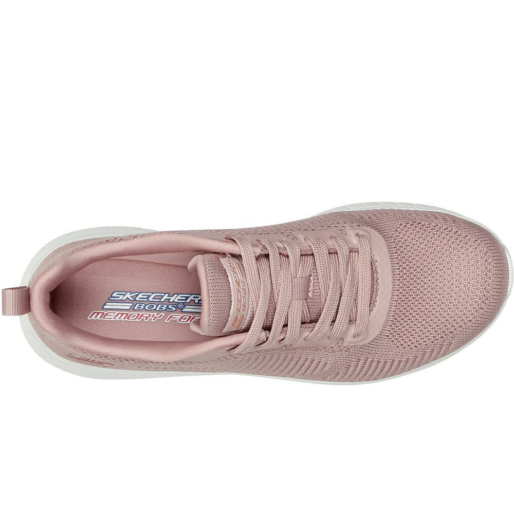 Skechers zapatillas fitness mujer BOBS SQUAD CHAOS - FACE OFF vista superior