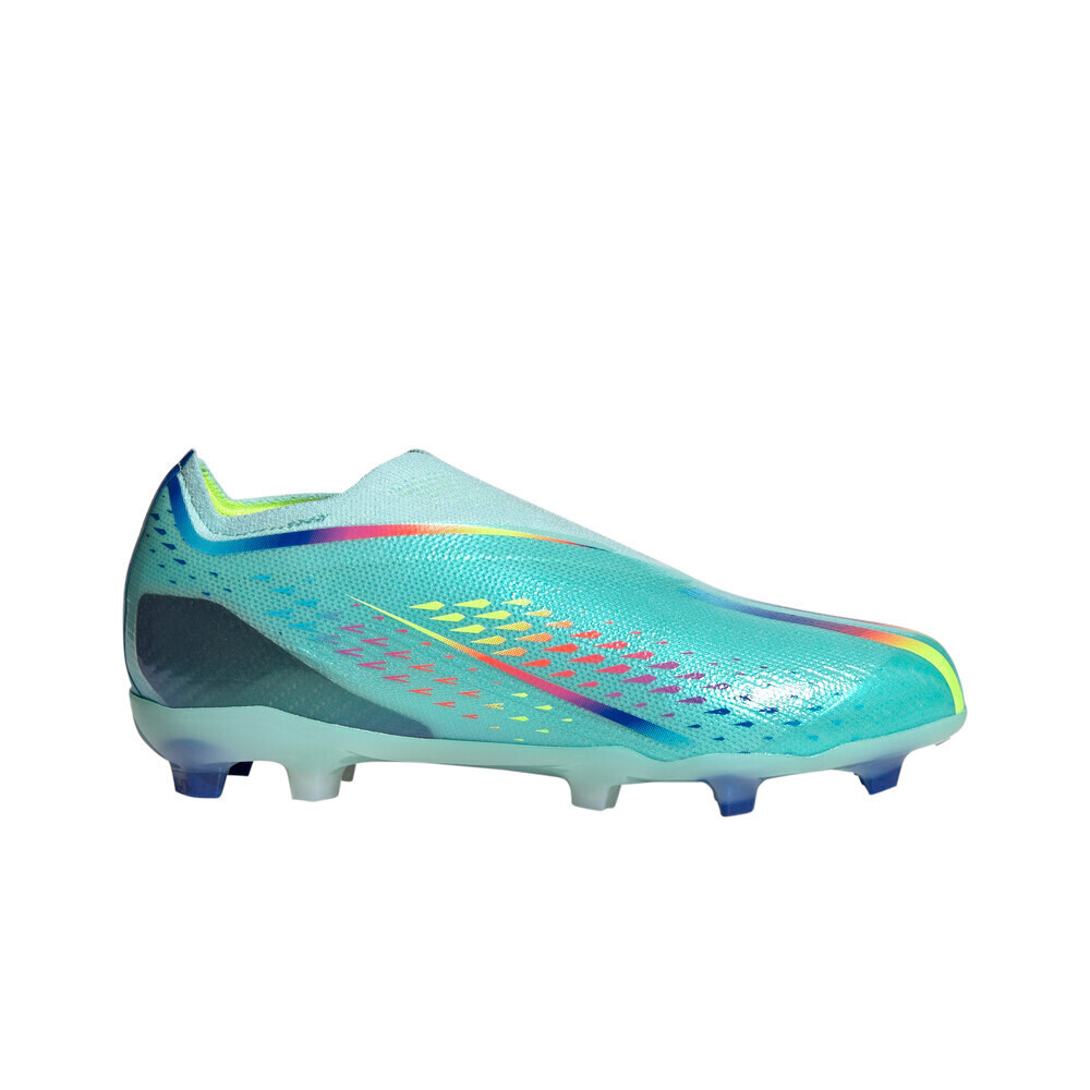 adidas botas de futbol niño cesped artificial X Speedportal+ Firm Ground lateral exterior