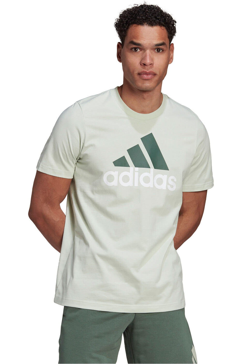 adidas camiseta manga corta hombre Essentials Big Logo vista frontal