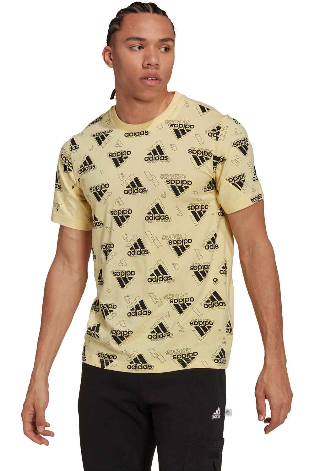 adidas camiseta manga corta hombre Stadium Graphics vista frontal