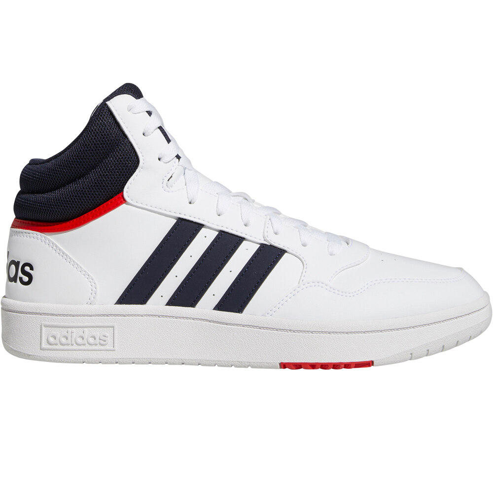 adidas zapatilla moda hombre Hoops 3.0 Mid Classic Vintage lateral exterior