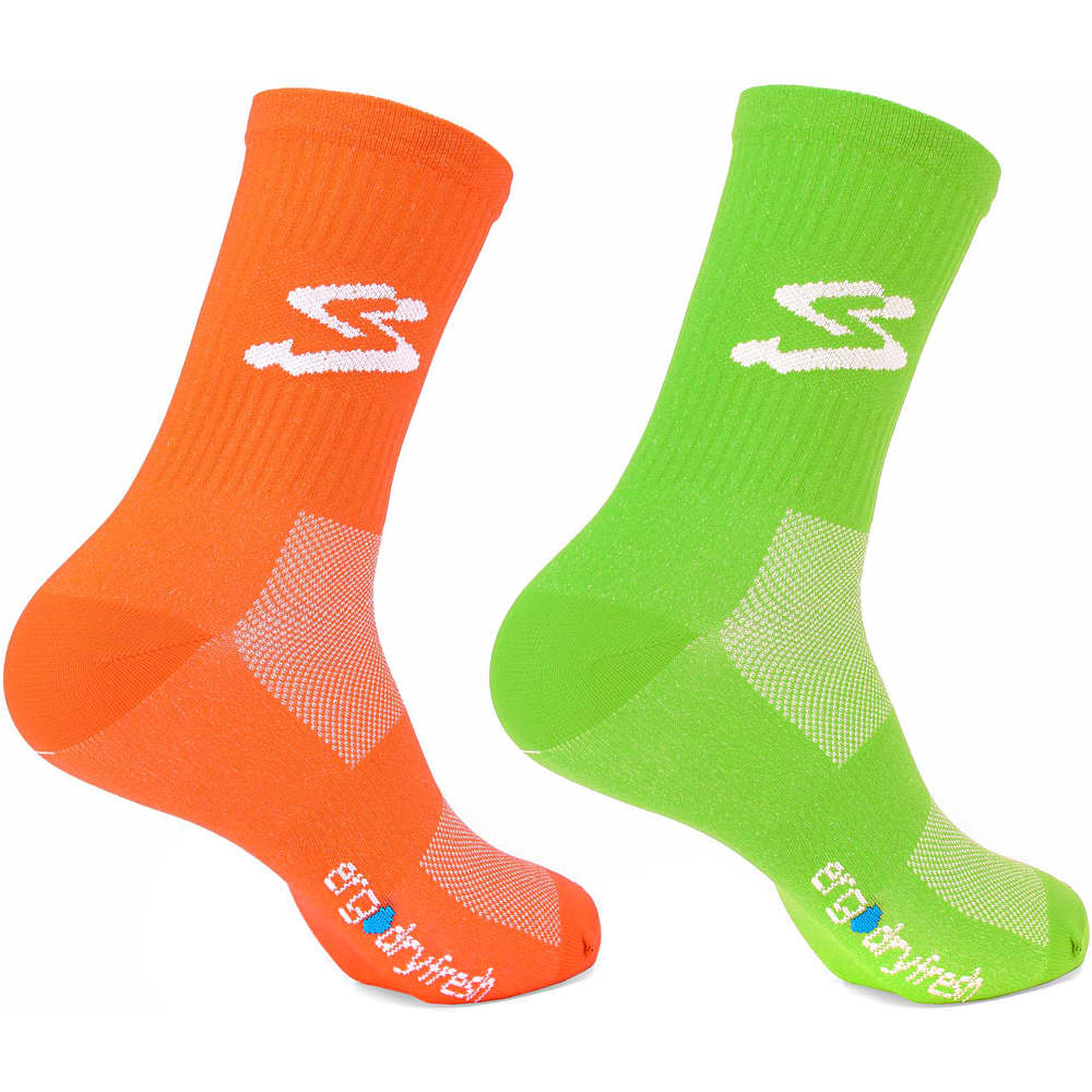 Spiuk calcetines ciclismo CALCETIN PACK 2 UDS. TOP TEN LARGO UNISEX vista trasera