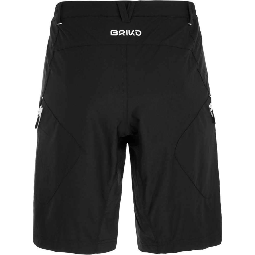 Briko pantalón corto ciclismo hombre MTB PANTS MAN vista trasera