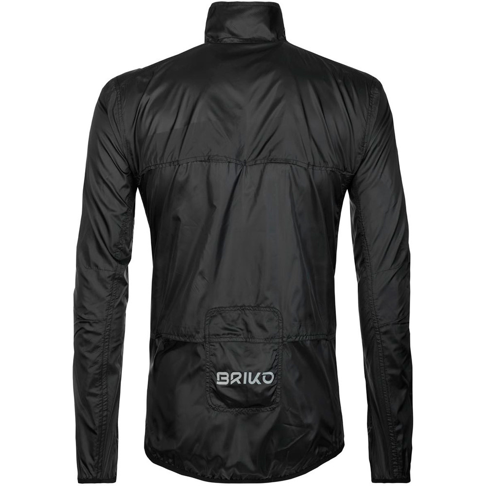 Briko chaqueta impermeable ciclismo hombre FRESH PACKABLE JACKET vista trasera