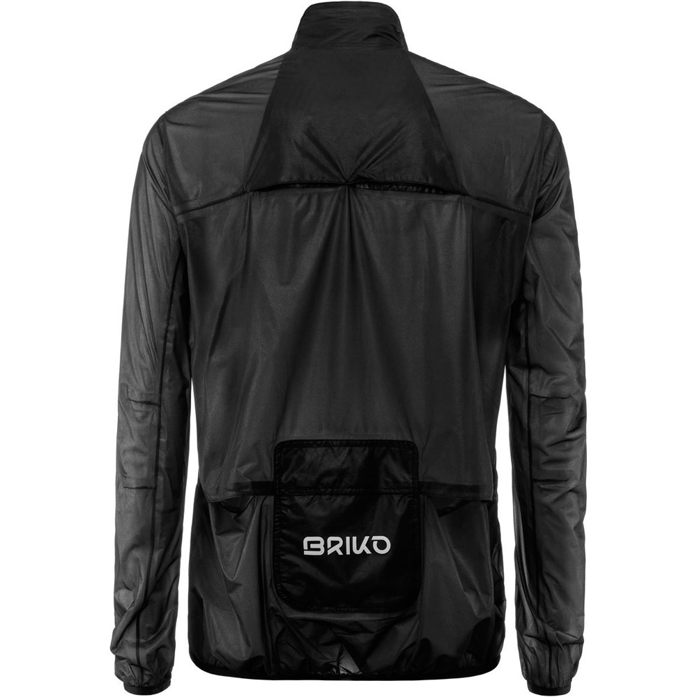 Briko chaqueta impermeable ciclismo hombre GRANDFONDO JACKET vista trasera