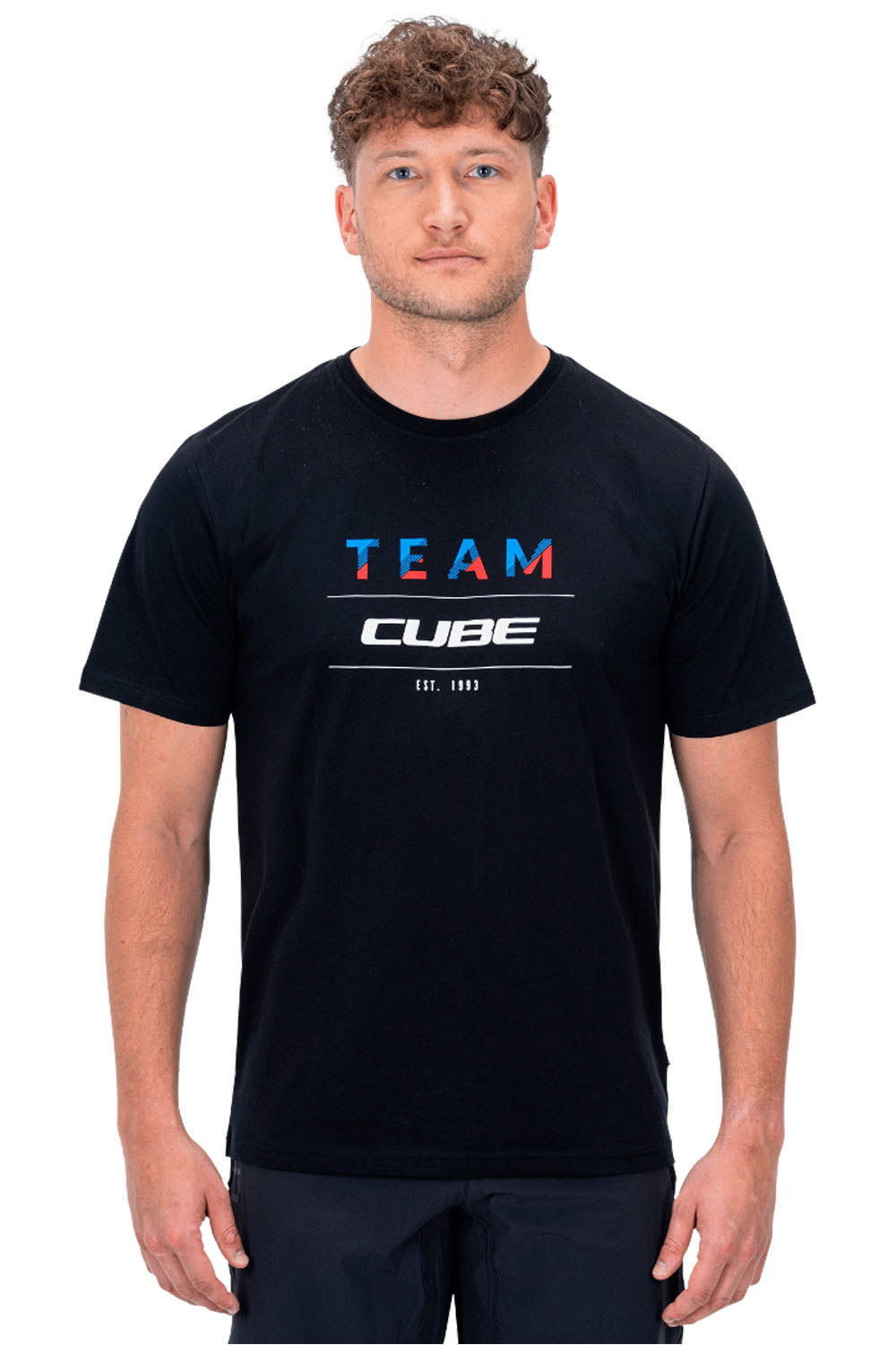 Cube camiseta ciclismo hombre CAMISETA CUBE ORGANIC T-SHIRT TEAM vista frontal