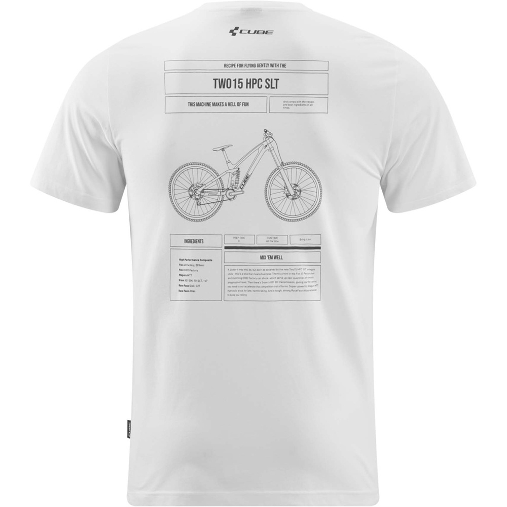 Cube camiseta ciclismo hombre CAMISETA CUBE ORGANIC T-SHIRT TWO15 03