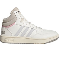 adidas zapatilla moda mujer Hoops 3.0 Mid Classic lateral exterior