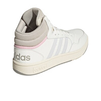 adidas zapatilla moda mujer Hoops 3.0 Mid Classic vista trasera