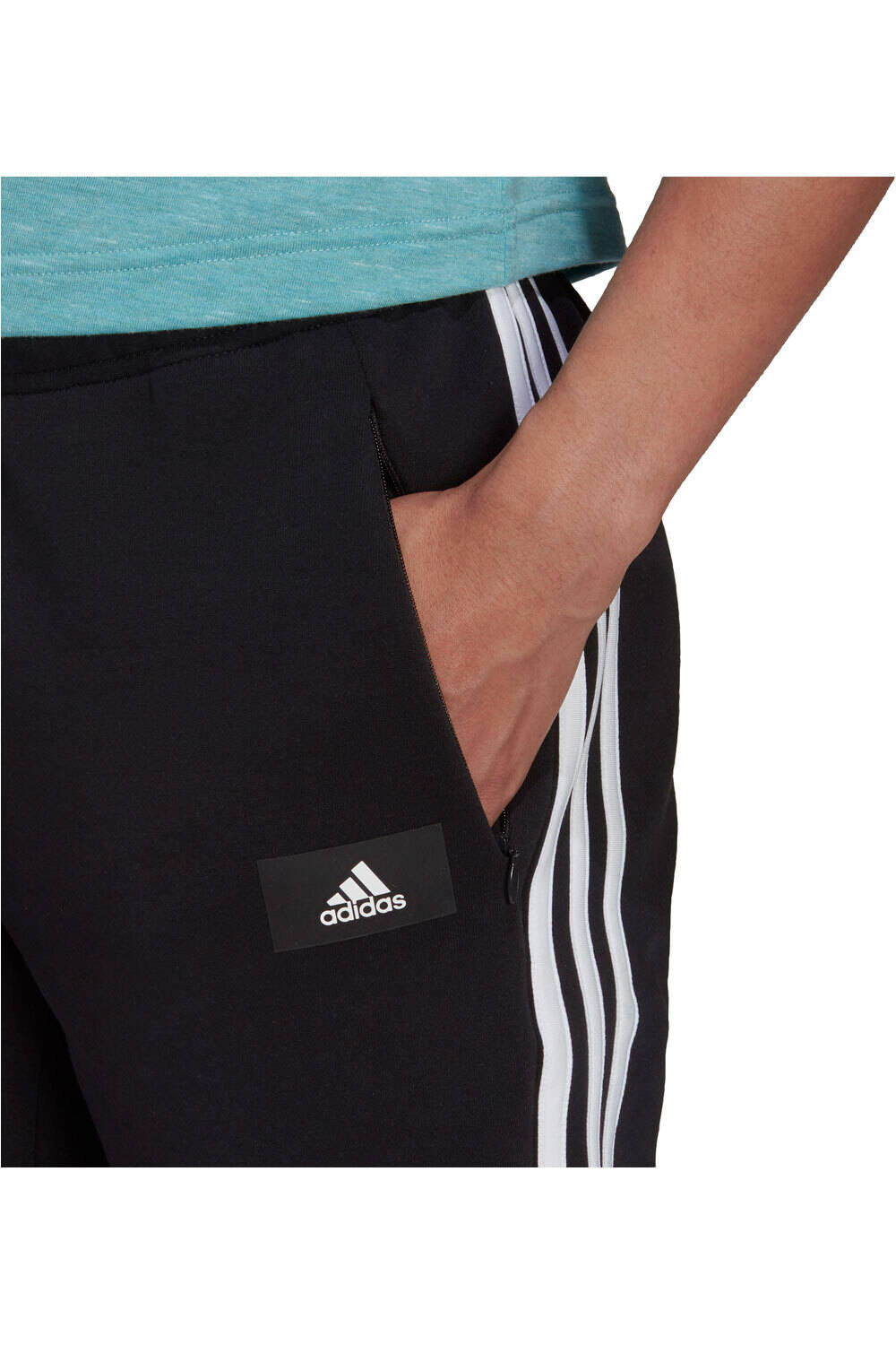 adidas pantalón mujer Sportswear Future Icons Regular Fit 3 bandas vista detalle