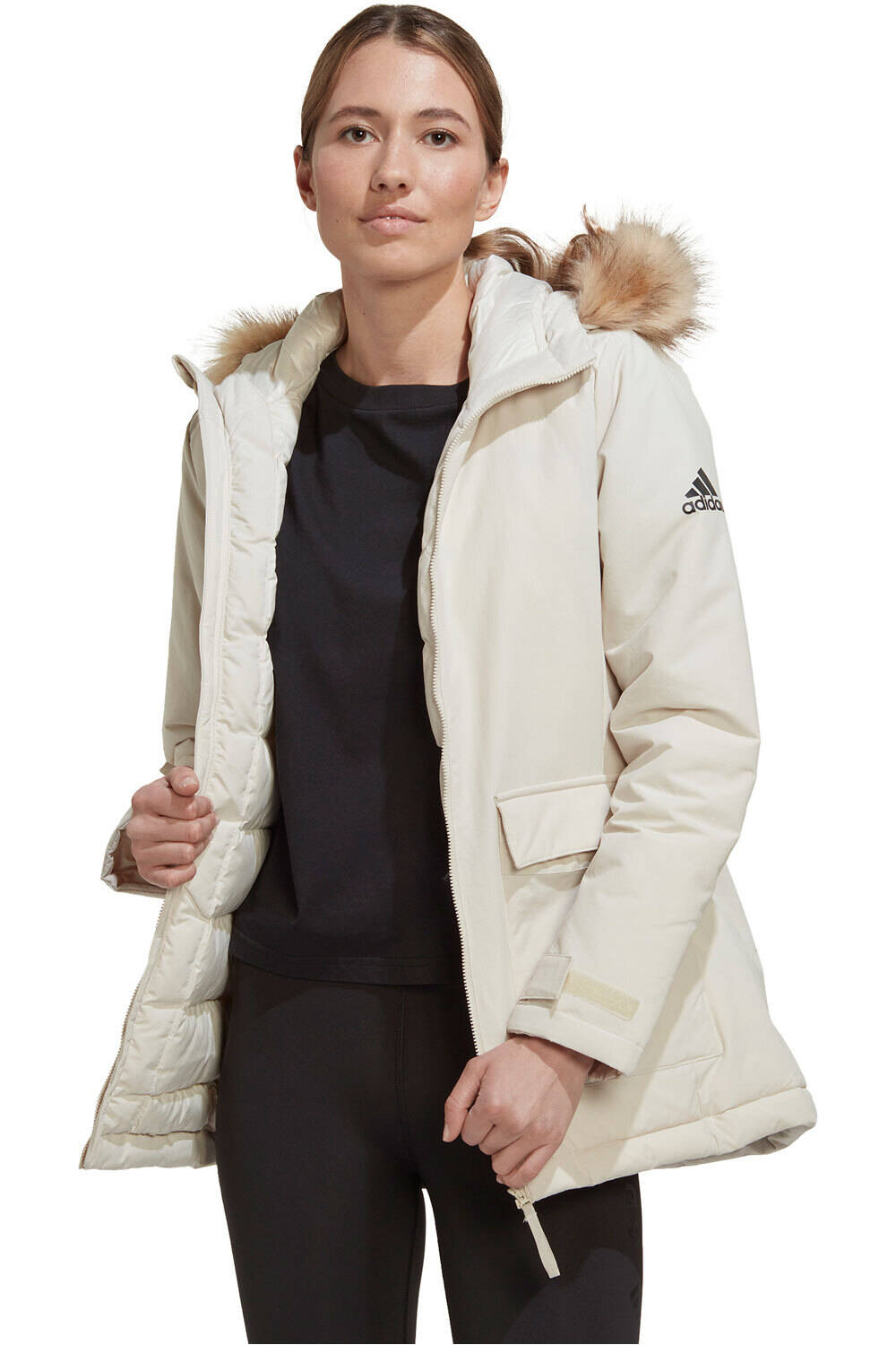 Adidas utilitas con capucha chaquetas mujer