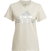 adidas camiseta manga corta mujer LOUNGEWEAR Essentials Logo vista frontal