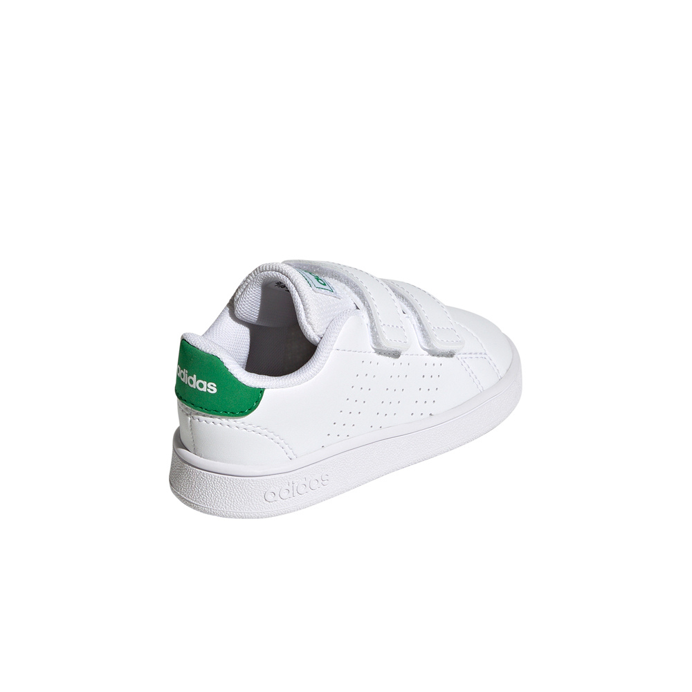 adidas zapatilla multideporte bebe Advantage Lifestyle Court Two Hook-and-Loop vista trasera