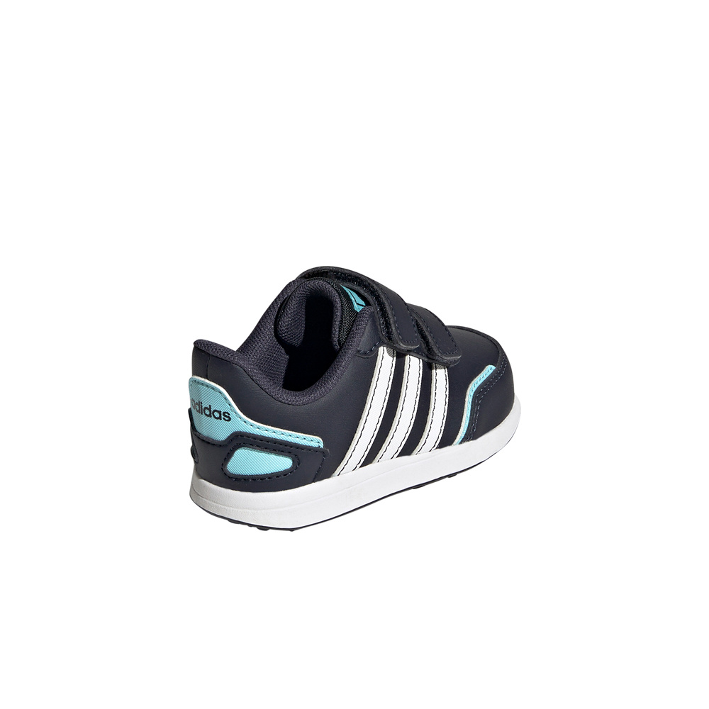 adidas zapatilla multideporte bebe VS Switch 3 Lifestyle Running Hook and Loop Strap vista trasera