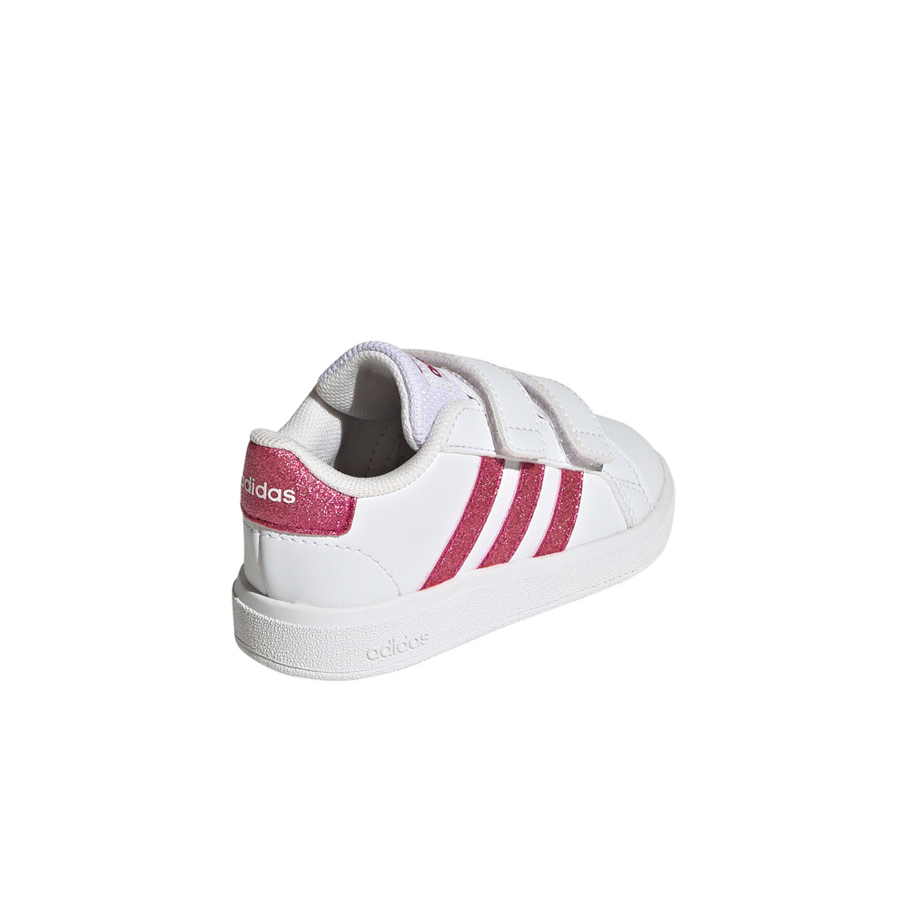 adidas zapatilla multideporte bebe Grand Court Lifestyle Hook and Loop vista trasera