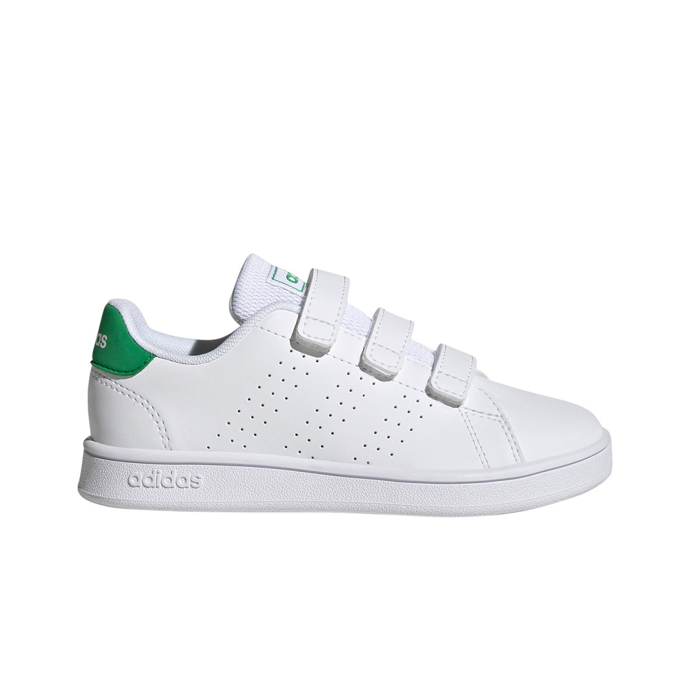 adidas zapatilla moda niño Advantage Court Lifestyle Hook-and-Loop lateral exterior