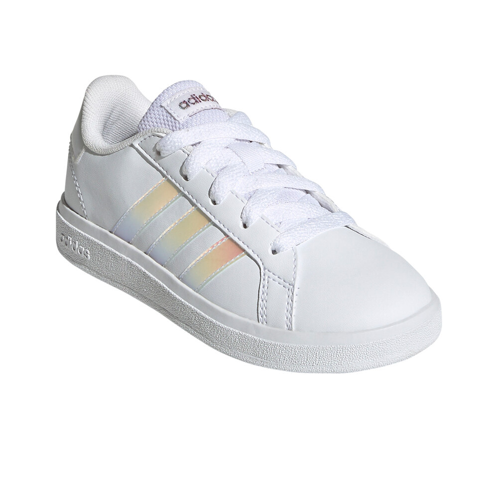 adidas zapatilla moda niño Grand Court Lifestyle Lace Tennis lateral interior