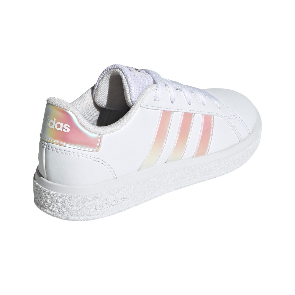 adidas zapatilla moda niño Grand Court Lifestyle Lace Tennis vista trasera