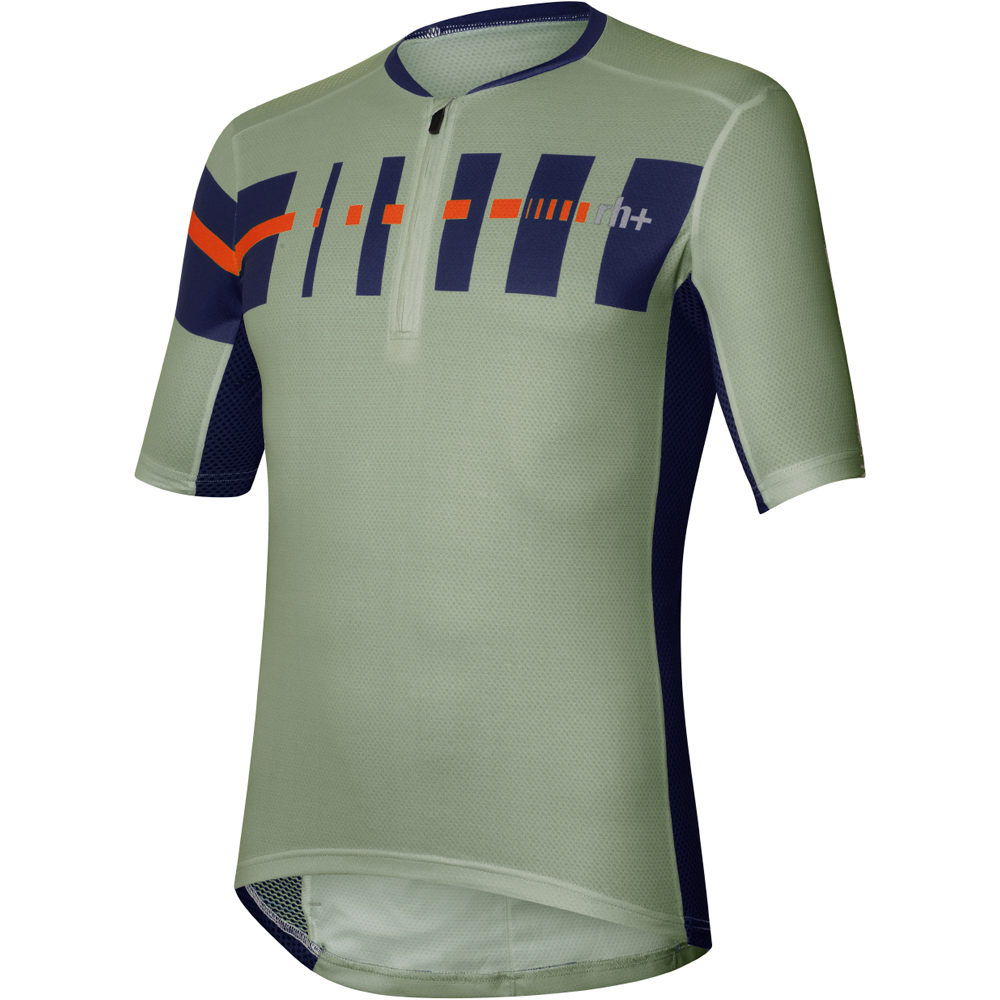 Rh+ maillot manga corta hombre MTB Jersey vista frontal