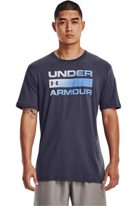 Under Armour camiseta fitness hombre UA TEAM ISSUE WORDMARK SS vista frontal
