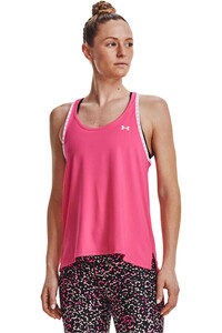 Under Armour camiseta tirantes fitness mujer UA KNOCKOUT TANK vista frontal